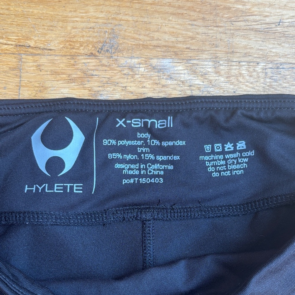 Hylete Women's Jet Black Ladies Performance Shorts - Picture 2 of 6